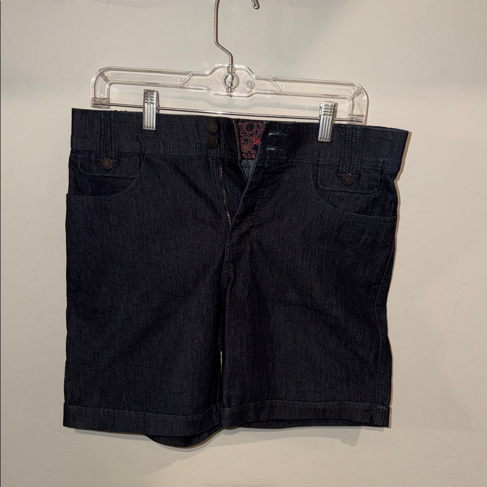 Lee Women's Deep Blue Jean Shorts